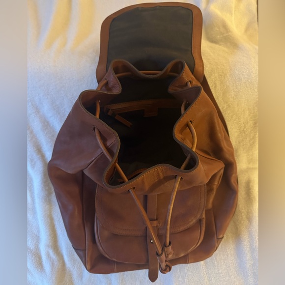 Madewell Brown Leather Backpack - Picture 3 of 5